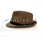 Buckle Band Mens Fedora Hat - Image 2