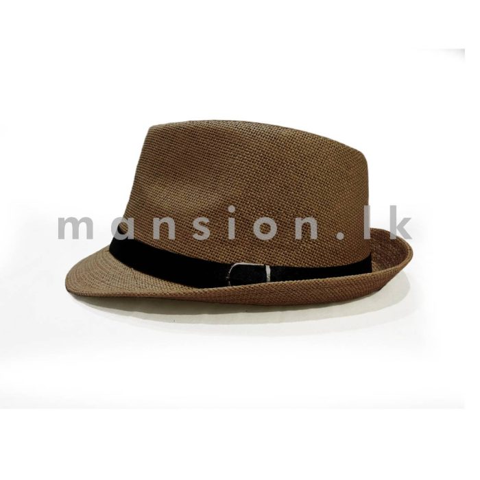 Buckle Band Mens Fedora Hat - Image 2