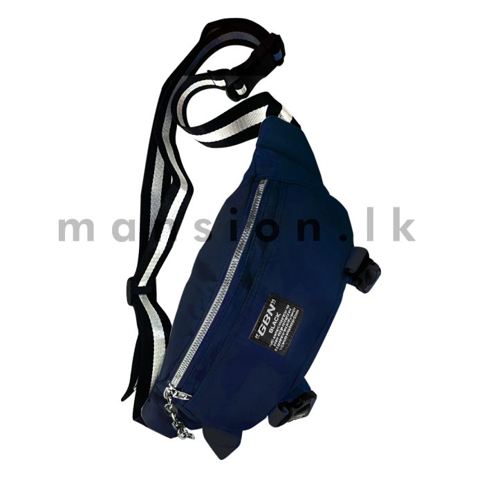 Chain Detail Fanny Pack - Blue - Image 1