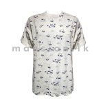 Denim & Flower Crewneck T-shirt - Coconut Trees