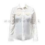 Detail Pocket Button Front Shirt