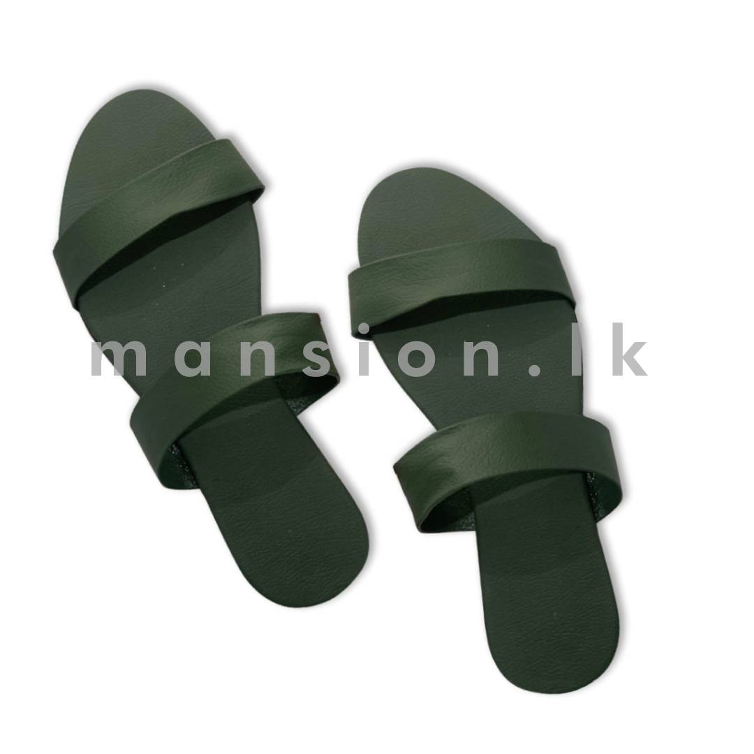 Double-Strap-Sandals-Green.jpg Double Strap Sandals - Green - Image 1