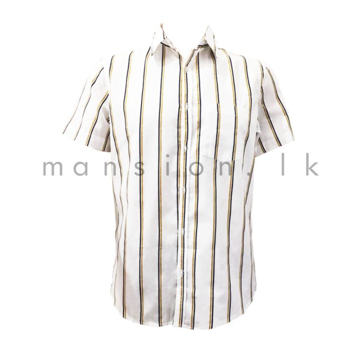 Double Striped Short Sleeve Shirt - Image 1