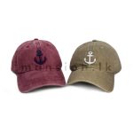 Emb Anchor Washed Cap