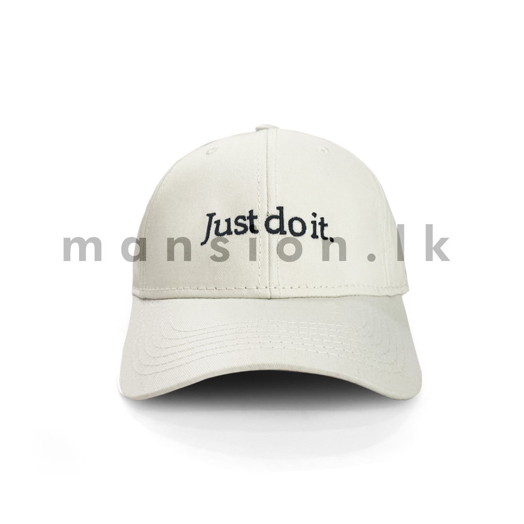 Emb-Just-Do-It-Cotton-Cap.jpg Emb Just Do It Cotton Cap - Image 1