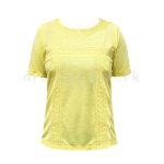 Embroidered Detail T-Shirt - Yellow