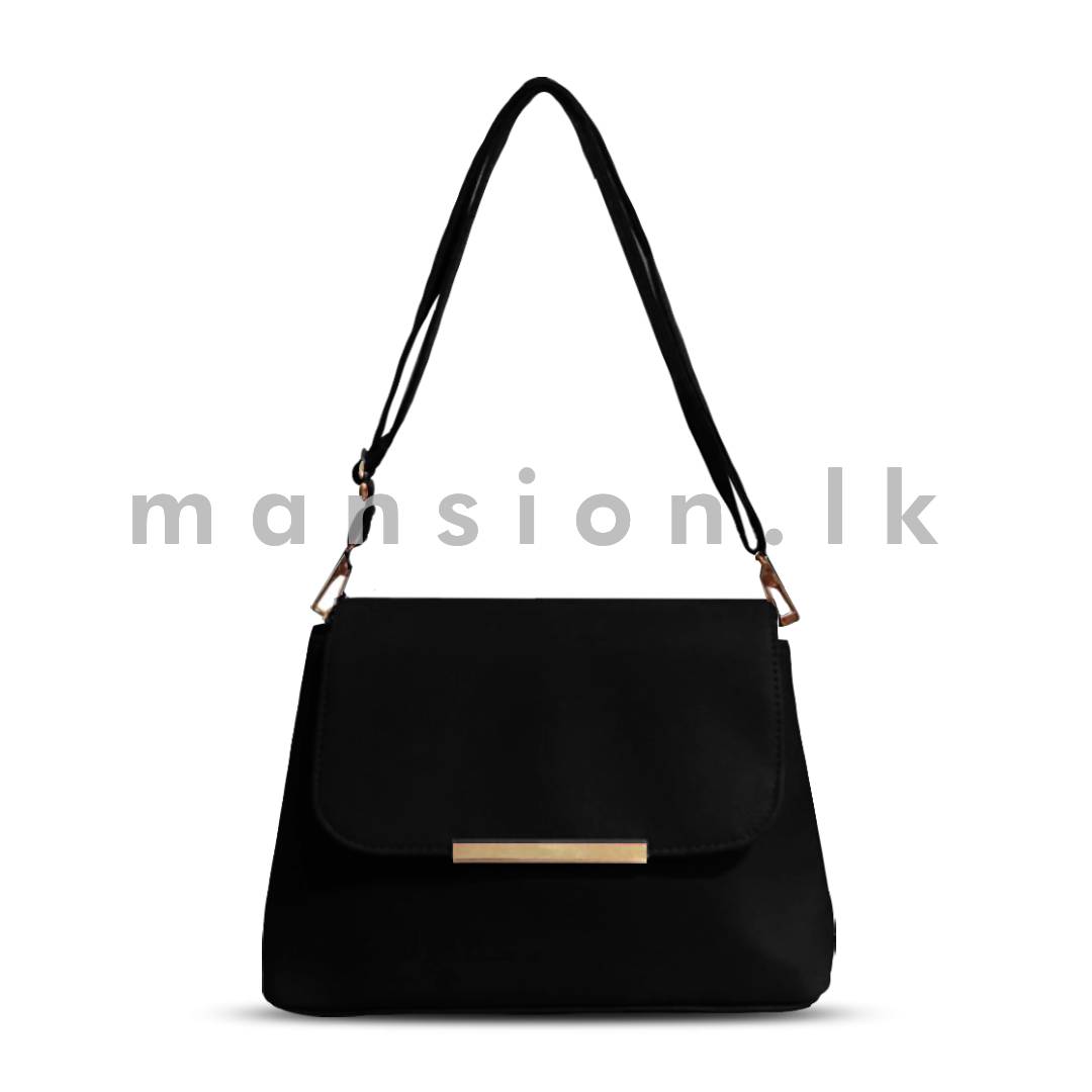 Flap-Open-Side-Bag-Black-1.jpg Flap Open Side Bag - Black - Image 1