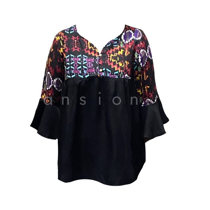 Frill Sleeves Flounce Top - Image 1