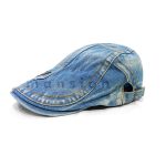 Beret Forward Denim Cap - Image 2