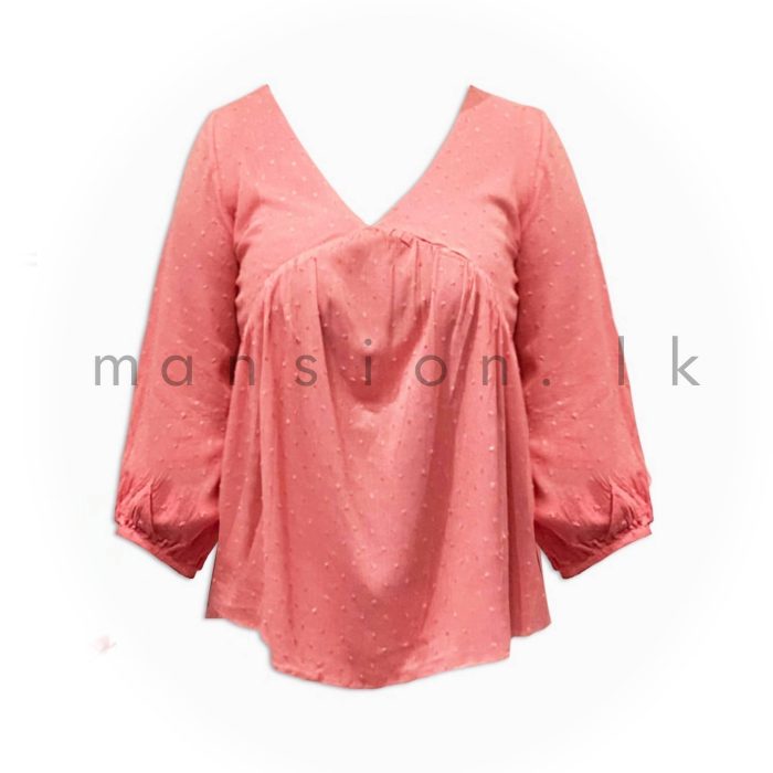 Baby doll Top - Salmon Pink - Image 1