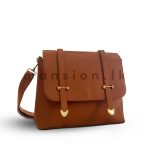 Two Clip Saddle Bag - Wood