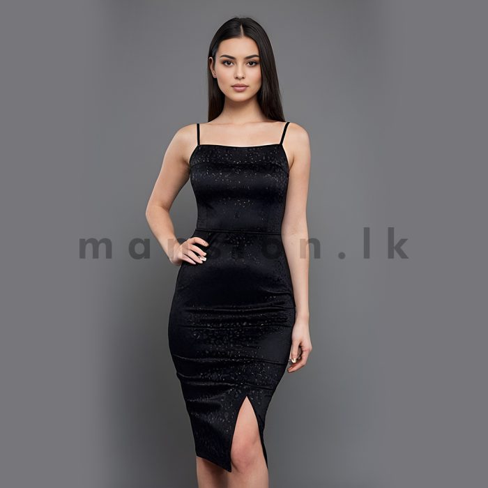 Shimmer Bodycon Short Dress - Image 1