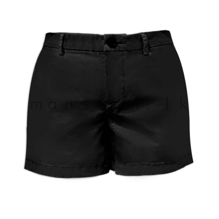 Ladies Twill Short - Black - Image 1