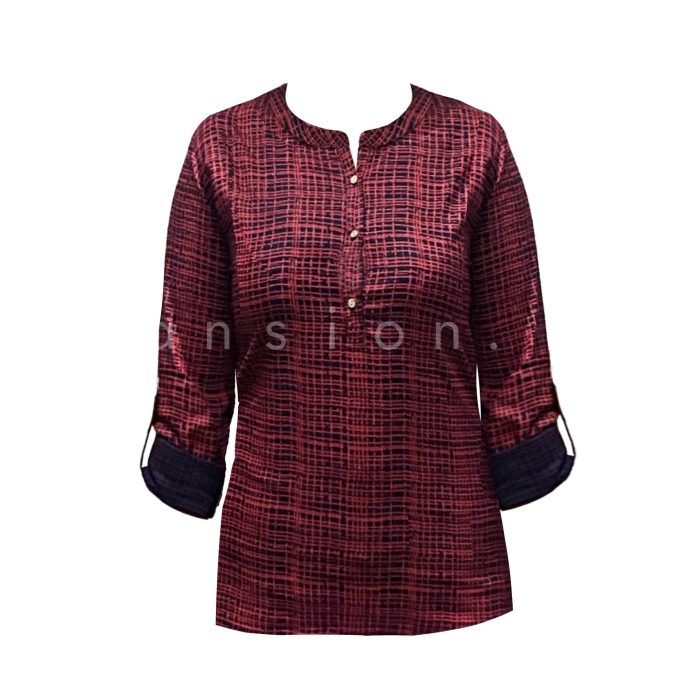 Long Sleeves Casual Kurta Top - Image 1