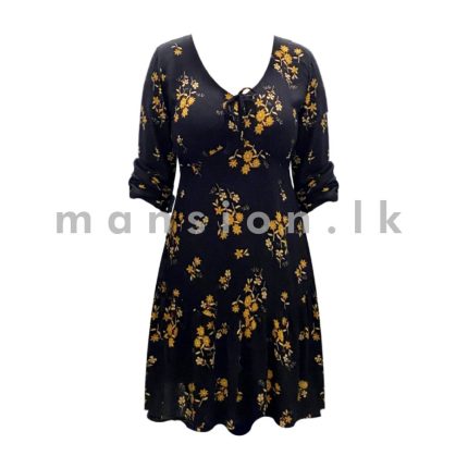 Long Sleeves Short Dress