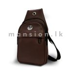 Men's Chest Bag - Coffee