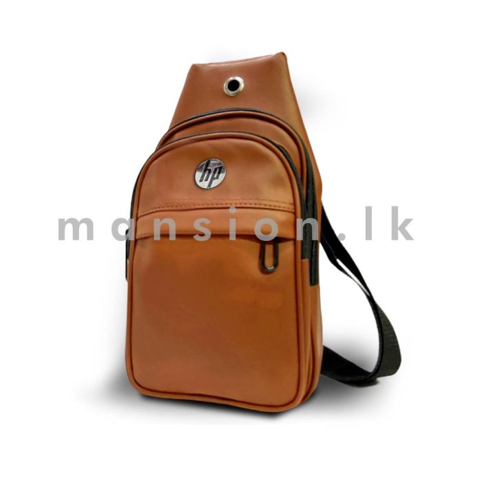 Men's Chest Bag - Tan - Image 1