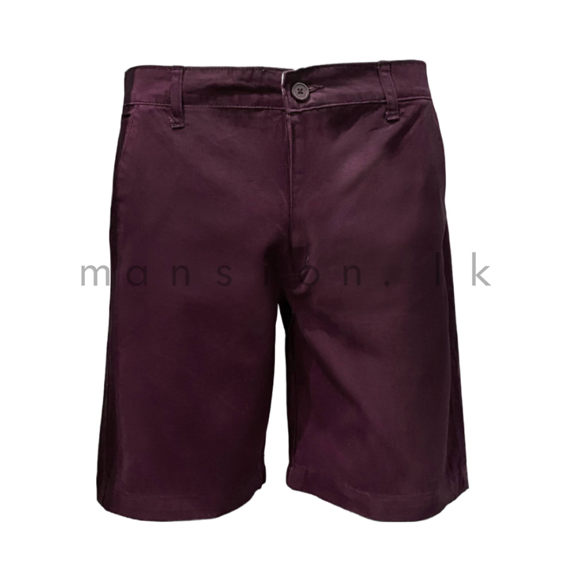 Mens-Slim-Fit-Short-Maroon.jpg Men’s Classic Fit Short - Maroon - Image 1