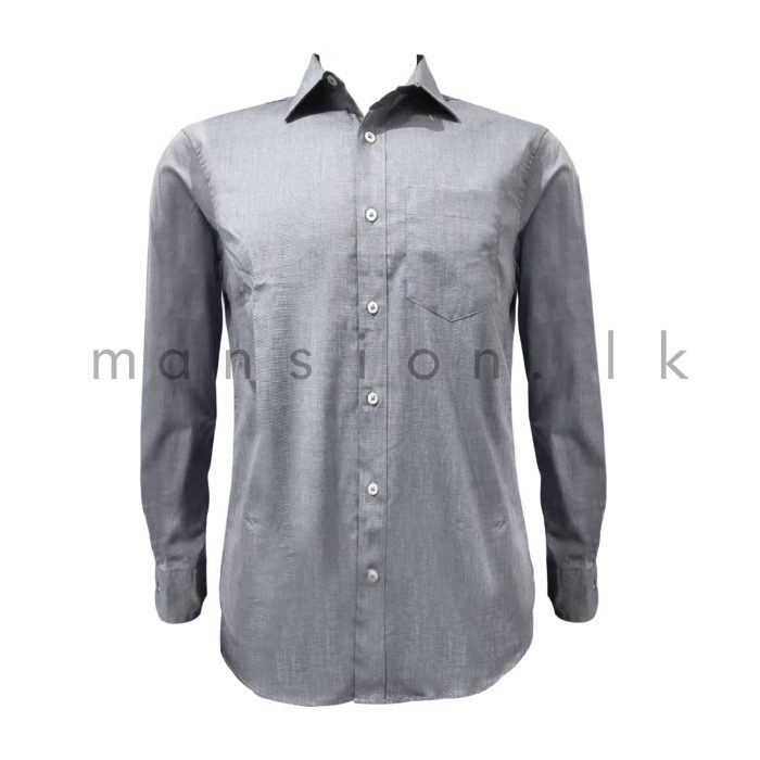 Mini Checked Long Sleeve Shirt - Ash - Image 1