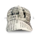 Newspaper Print Cap - Image 2