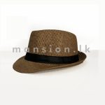 Plain Ribbon Mens Fedora Hat - Image 2