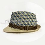 Printed Mens Fedora Hat - Image 4