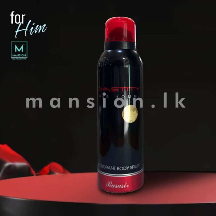 Rasasi Chastity Pour Homme Deodorant Spray - 200ml - Image 1