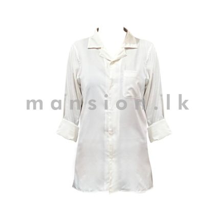 Revere Collar Shirt - Off White