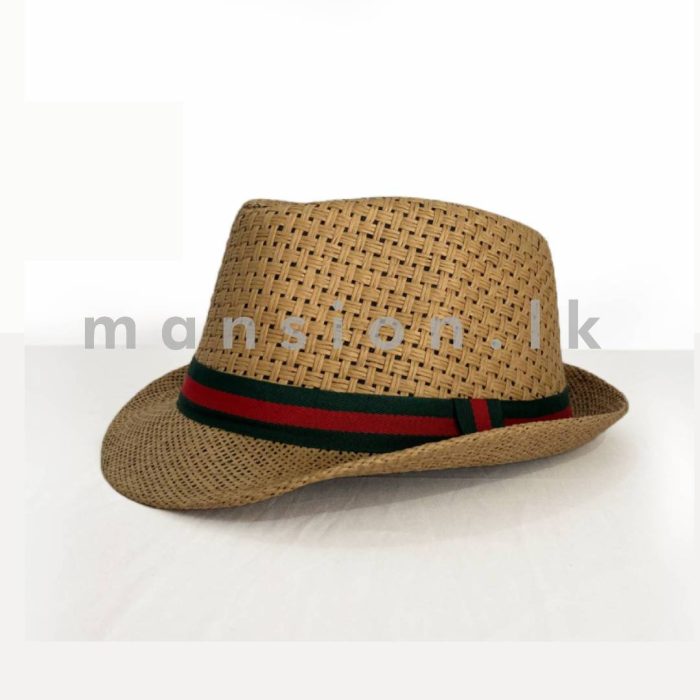 Ribbon Mens Fedora Hat - Image 2
