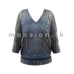 Shimmer Dolman Sleeve Top - Black