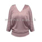 Shimmer Dolman Sleeve Top - Pink