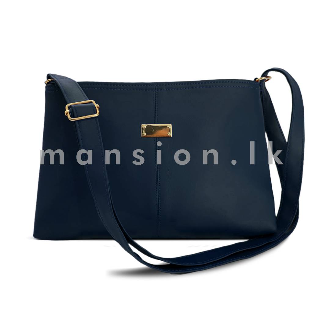 Simple-Plain-Side-Bag-Blue.jpg Simple Plain Side Bag - Blue - Image 1