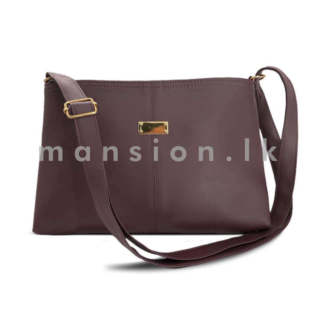 Simple-Plain-Side-Bag-Fig.jpg Simple Plain Side Bag - Fig - Image 1