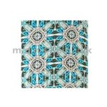 Square Arm Cut Dress - Turquoise - Image 4