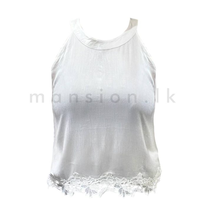 Sleeveless White Tank Top - Image 1