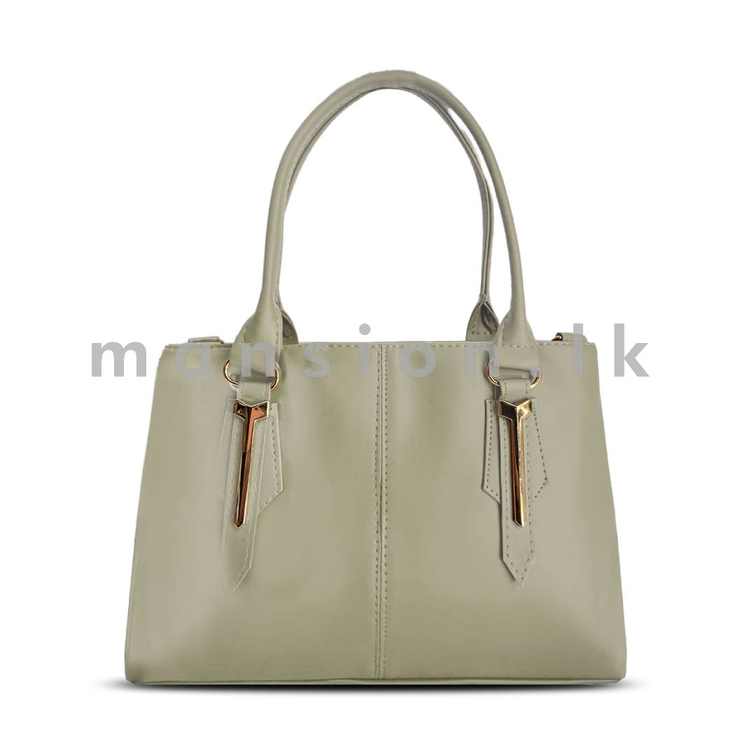 Tclip-Satchel-Handbag-Ash.jpg Tclip Satchel Handbag - Ash - Image 1