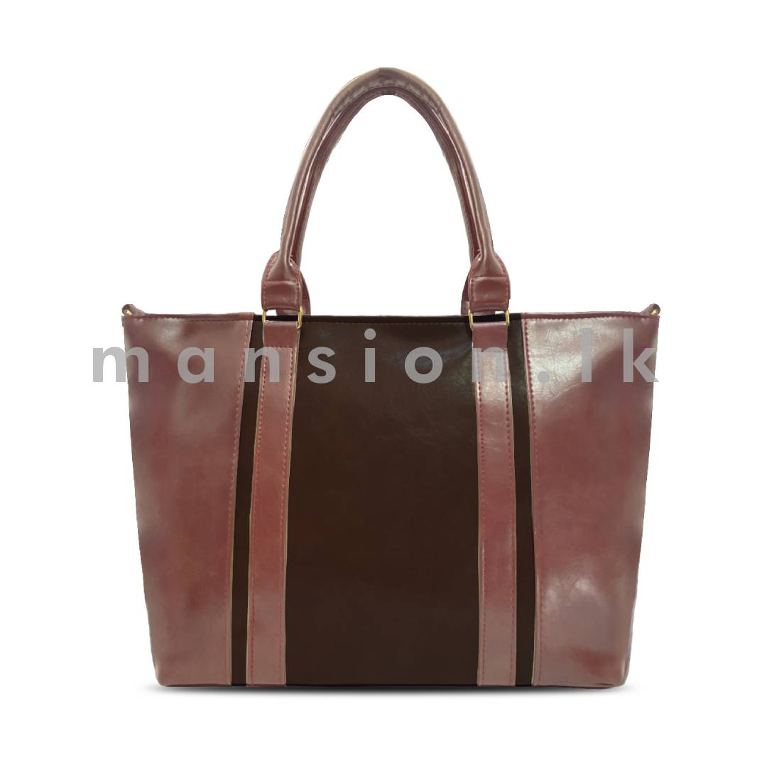 Two-Tone-Large-Bag-Dusty-Pink.jpg Two Tone Large Bag - Dusty Pink - Image 1