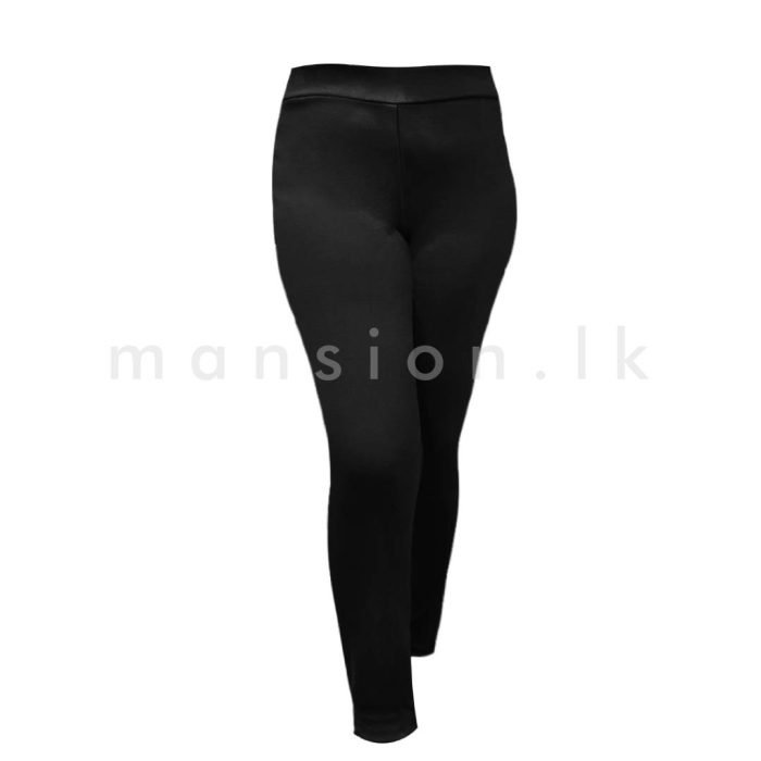 Vertical Zip Detail Jegging - Black - Image 1