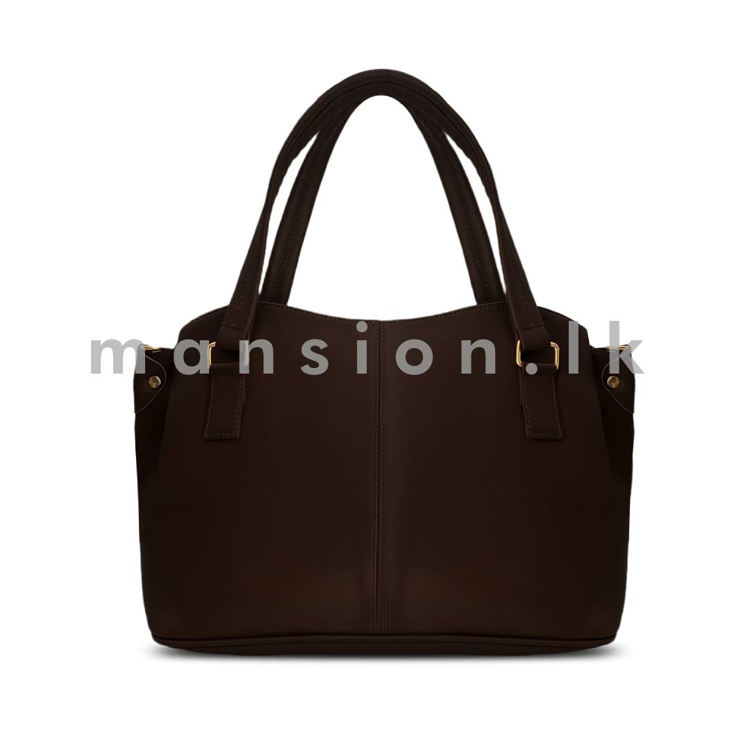 Wavy-Medium-Hand-Bag-Coffee.jpg Wavy Medium Hand Bag - Coffee - Image 1