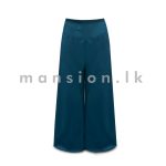 Wide Leg Palazzo Pant - Teal Green