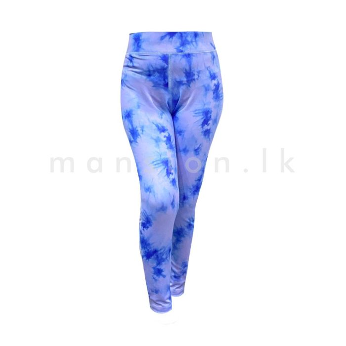 High Waisted Printed Stretch Pant - Image 1