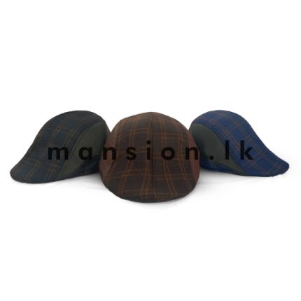 Beret Forward Check Cap