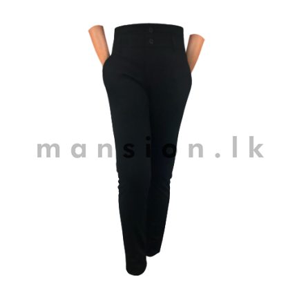 Double Waist Pant - Black