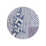 Emb Detail Striped Shirt Dress - Image 3