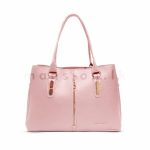 Vertical Zip Detail Satchel Handbag - Image 20