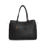 Vertical Zip Detail Satchel Handbag - Image 19