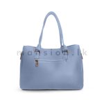 Vertical Zip Detail Satchel Handbag - Image 16