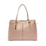 Vertical Zip Detail Satchel Handbag - Image 5