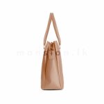 Vertical Zip Detail Satchel Handbag - Image 7
