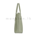 Long Clip Detail Satchel HandBag - Image 12